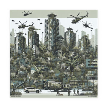 CAMO ART print: "Huey-Urban-Jungle-Invasion"